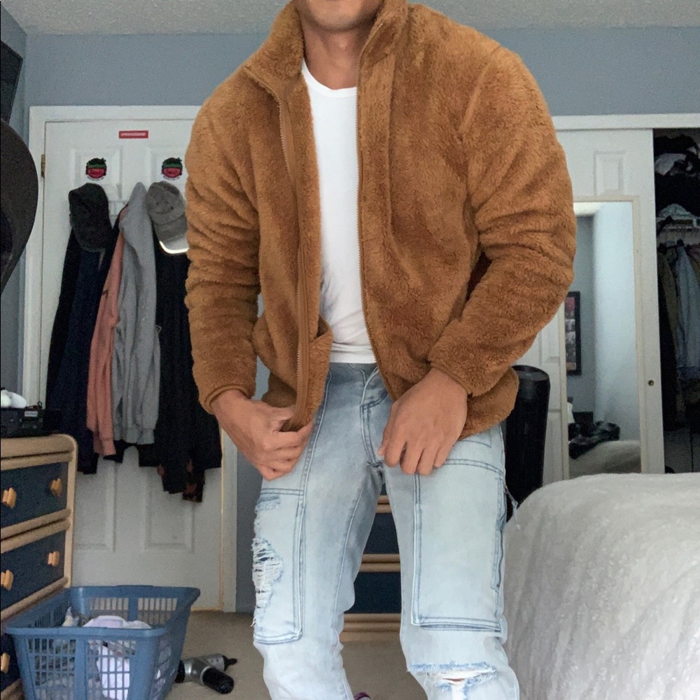 Uniqlo Fuzzy Teddy Jacket